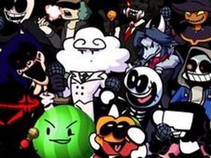 FNF Takeover but Everyone Sing it Online Rhythm Game