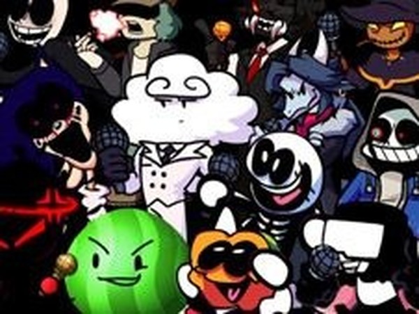 FNF Takeover but Everyone Sing it Online Rhythm Game