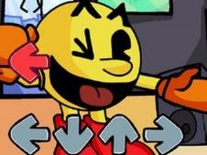 FNF vs Pac-Man Online Arcade Game