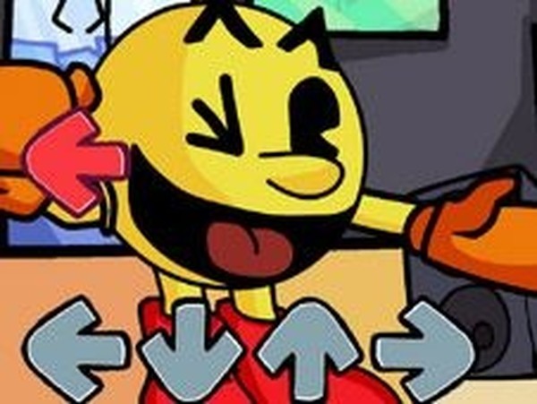 FNF vs Pac-Man Online Arcade Game