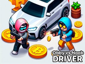 Obby vs Noob Driver Online Arcade Game