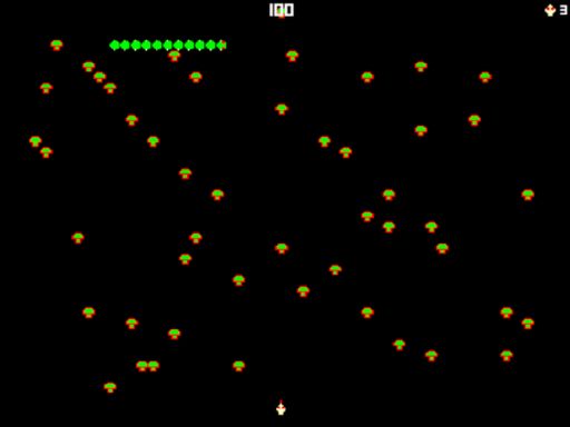 Centipede Attack 2D Online Arcade Game