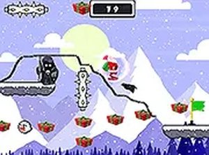 Snowy Path Puzzle: Holiday Drawing