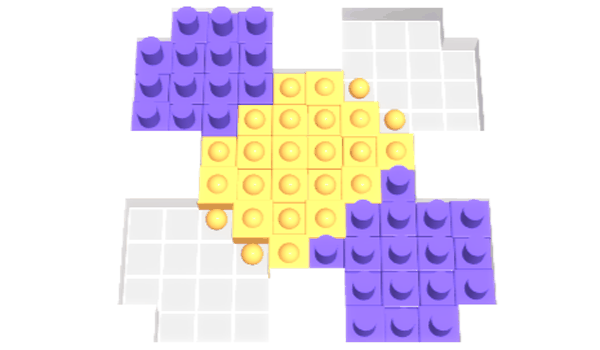 Duplicube Puzzle Game Online - Color Puzzle Game