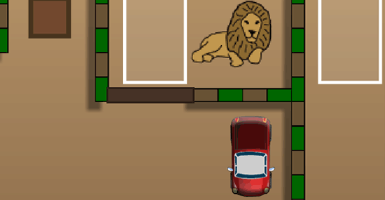 Parking Mania Zoo Escape Puzzle Game Online - Educational Driving Game