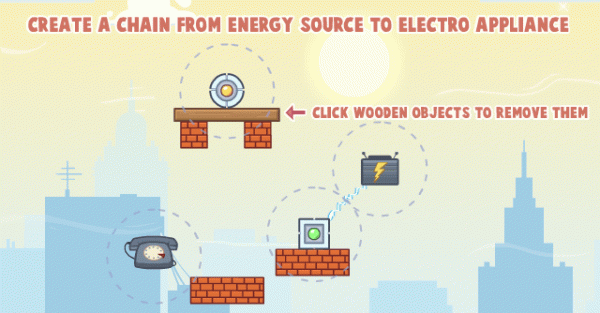 Electro Appliances Puzzle Game Online - Logic Puzzle
